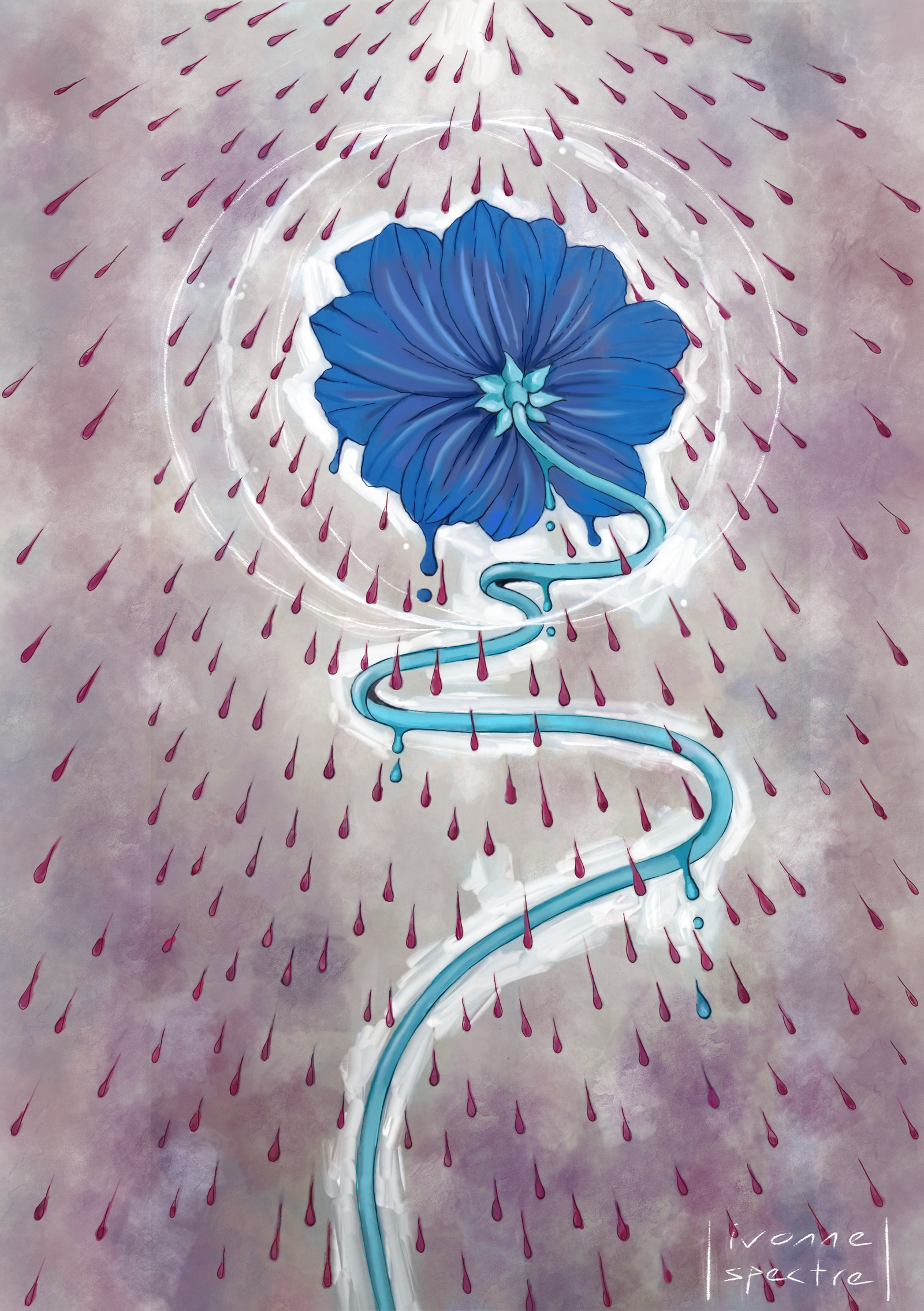 RED RAIN — Phigital Art